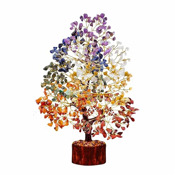 Seven Chakra Crystal Tree